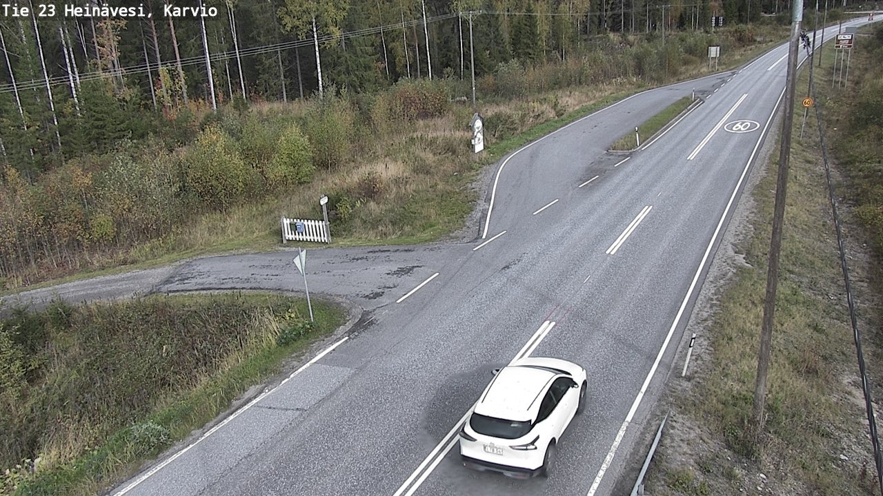 Kelikamerat Kuva Tie 23 Heinävesi, Karvio, Heinävesi, Pohjois-Karjala