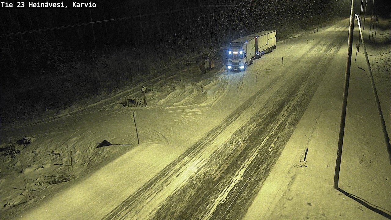 Kelikamerat Kuva Tie 23 Heinävesi, Karvio, Heinävesi, Pohjois-Karjala