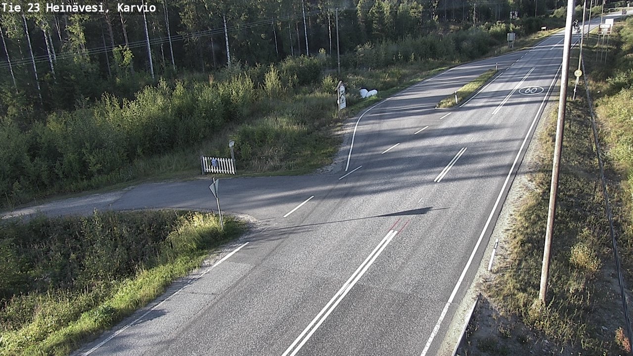 Kelikamerat Kuva Tie 23 Heinävesi, Karvio, Heinävesi, Pohjois-Karjala