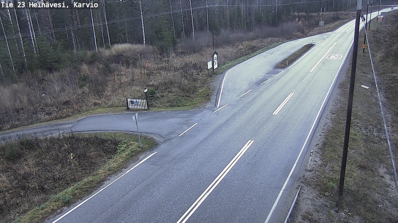 Kelikamerat Kuva Tie 23 Heinävesi, Karvio, Heinävesi, Pohjois-Karjala