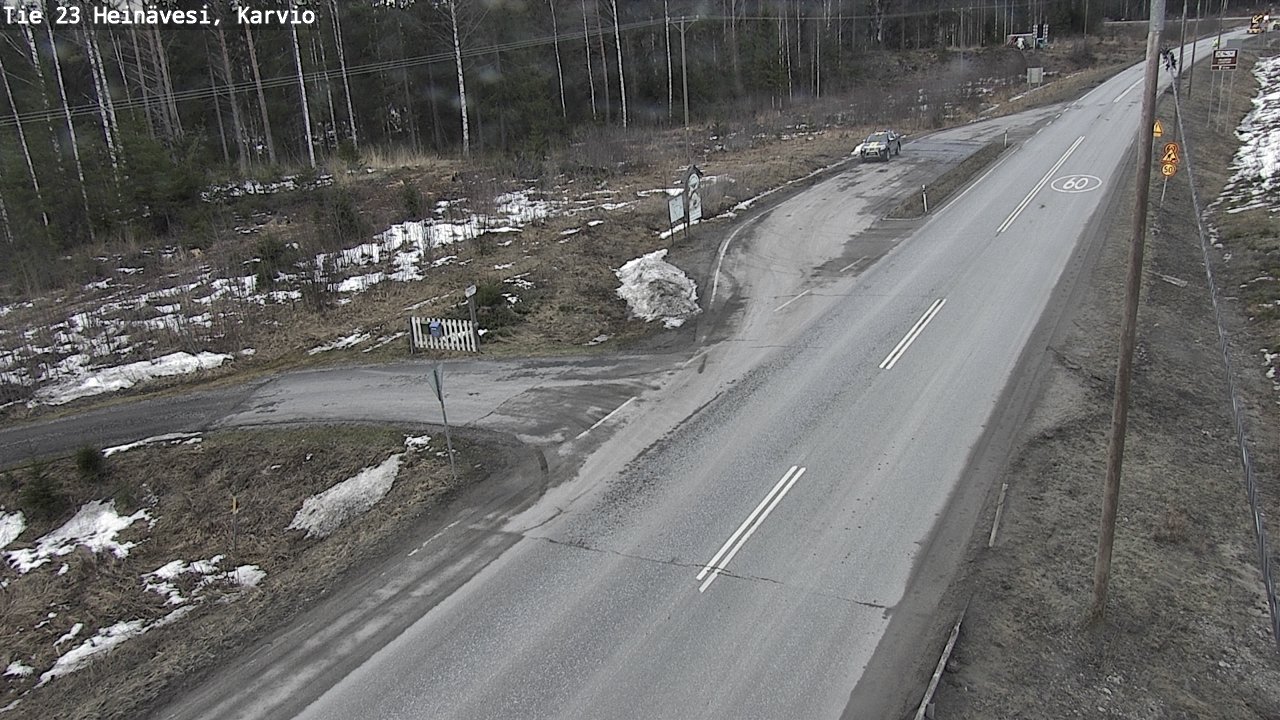 Kelikamerat Kuva Tie 23 Heinävesi, Karvio, Heinävesi, Pohjois-Karjala