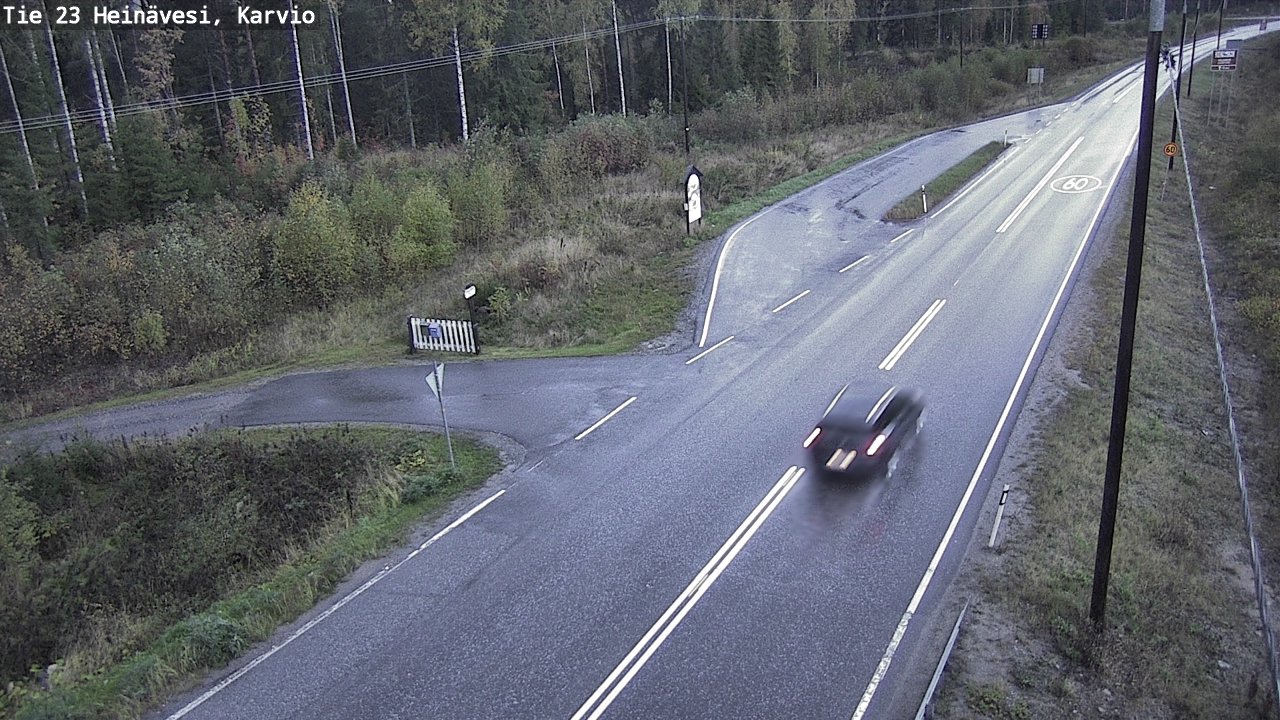 Kelikamerat Kuva Tie 23 Heinävesi, Karvio, Heinävesi, Pohjois-Karjala