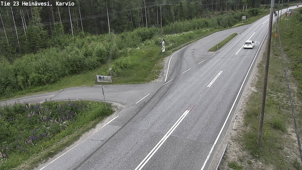 Kelikamerat Kuva Tie 23 Heinävesi, Karvio, Heinävesi, Pohjois-Karjala