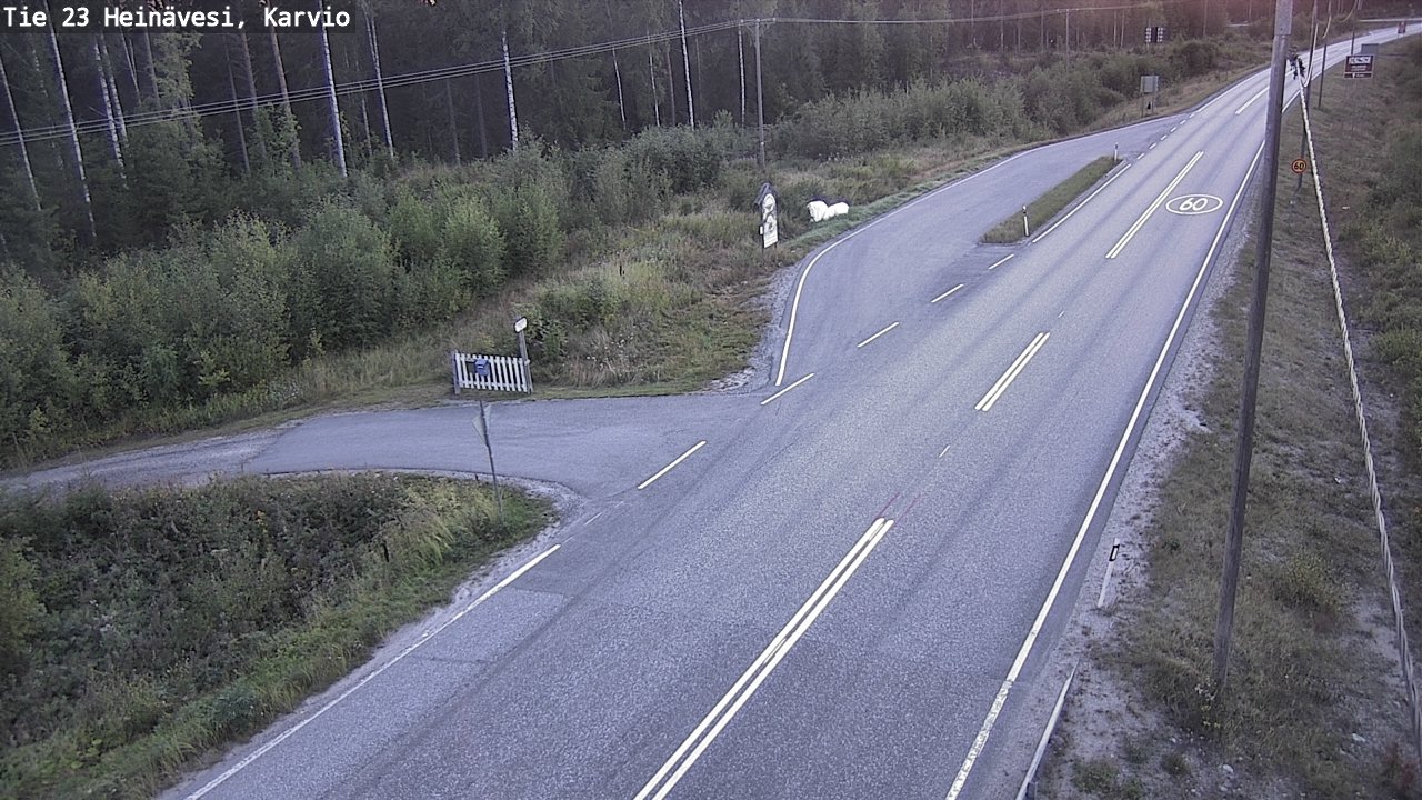 Kelikamerat Kuva Tie 23 Heinävesi, Karvio, Heinävesi, Pohjois-Karjala