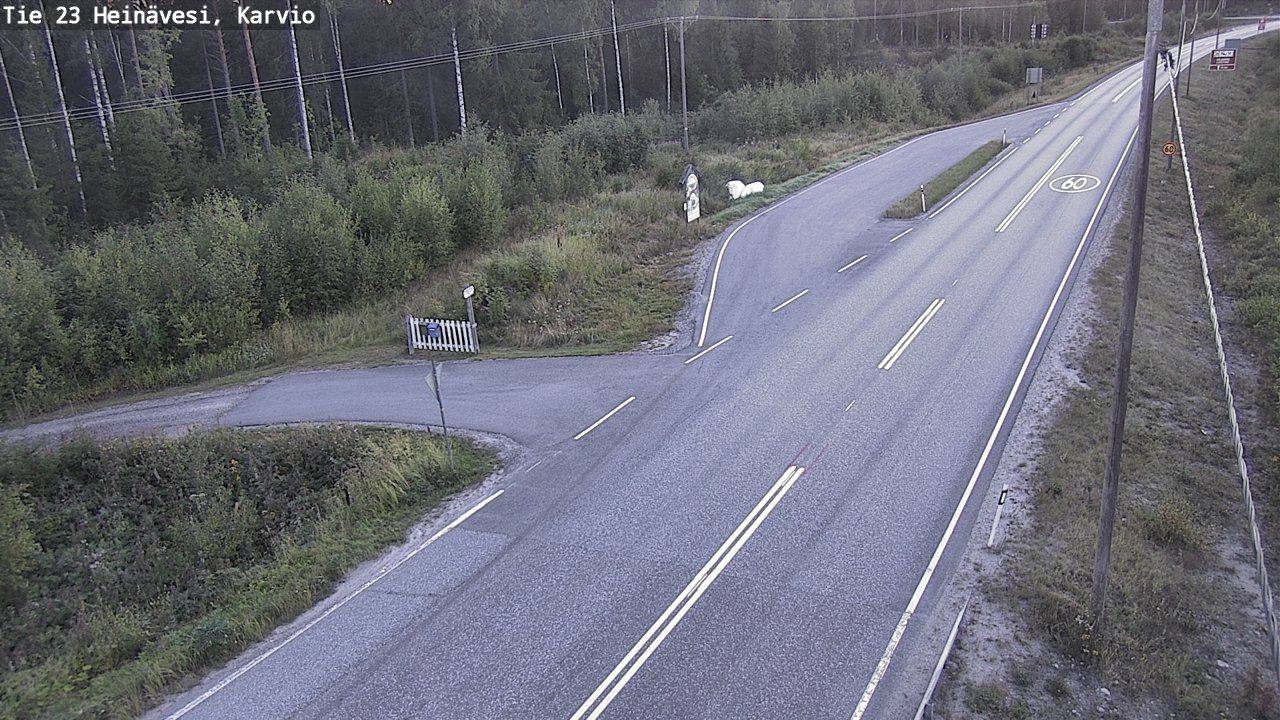 Kelikamerat Kuva Tie 23 Heinävesi, Karvio, Heinävesi, Pohjois-Karjala