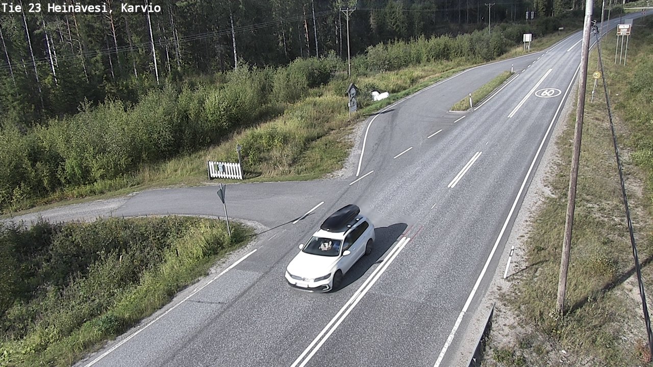 Kelikamerat Kuva Tie 23 Heinävesi, Karvio, Heinävesi, Pohjois-Karjala