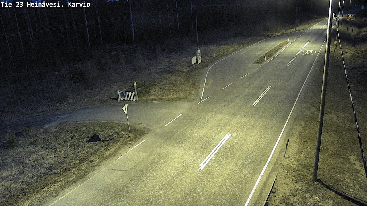 Weather Camera Image Road 23 Heinävesi, Karvio, Heinävesi, Pohjois-Karjala