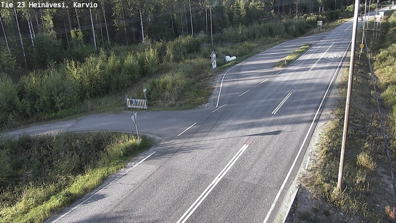 Kelikamerat Kuva Tie 23 Heinävesi, Karvio, Heinävesi, Pohjois-Karjala