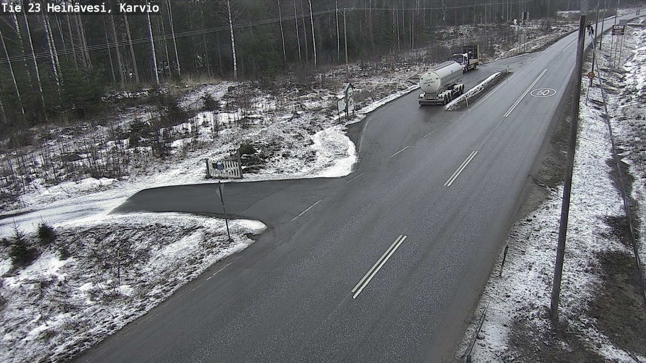 Kelikamerat Kuva Tie 23 Heinävesi, Karvio, Heinävesi, Pohjois-Karjala