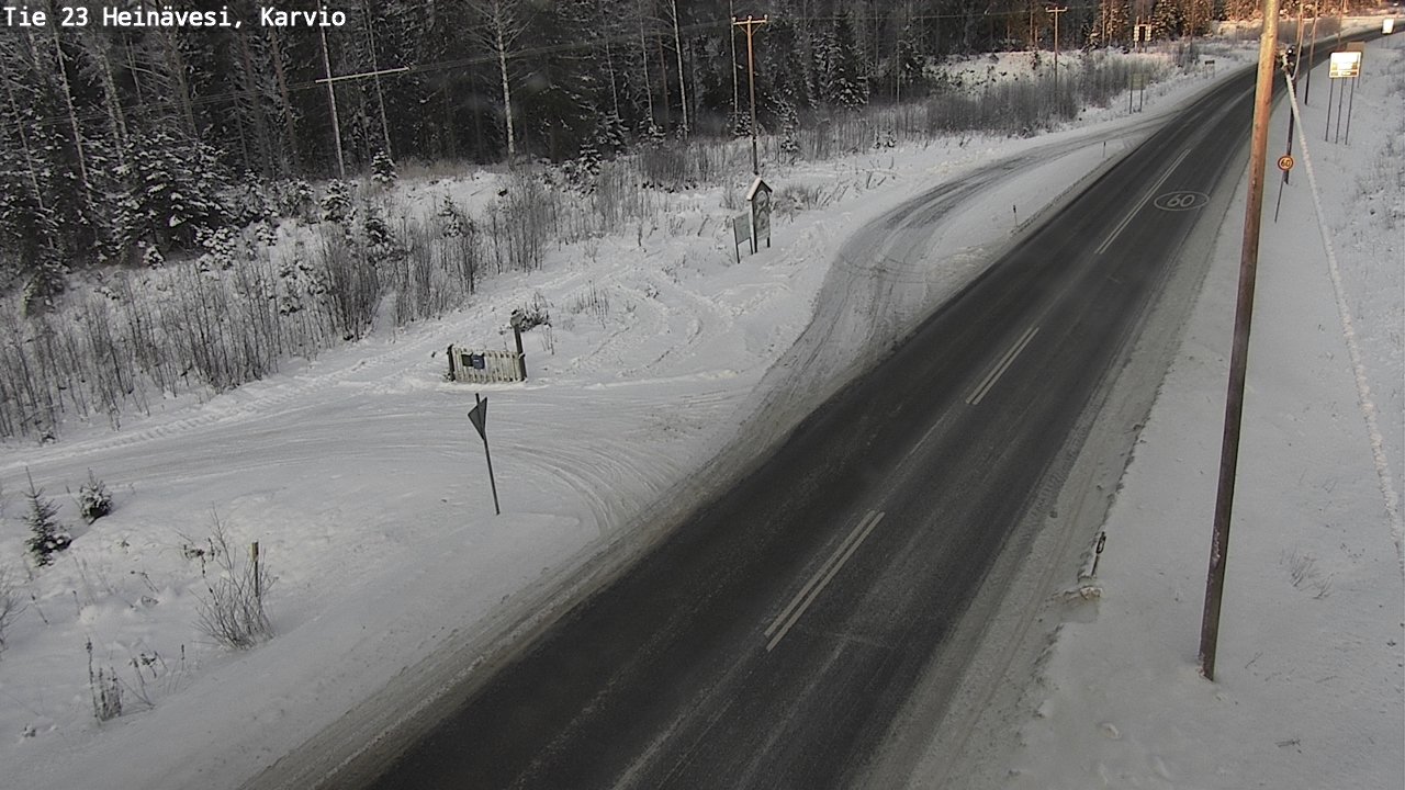 Kelikamerat Kuva Tie 23 Heinävesi, Karvio, Heinävesi, Pohjois-Karjala