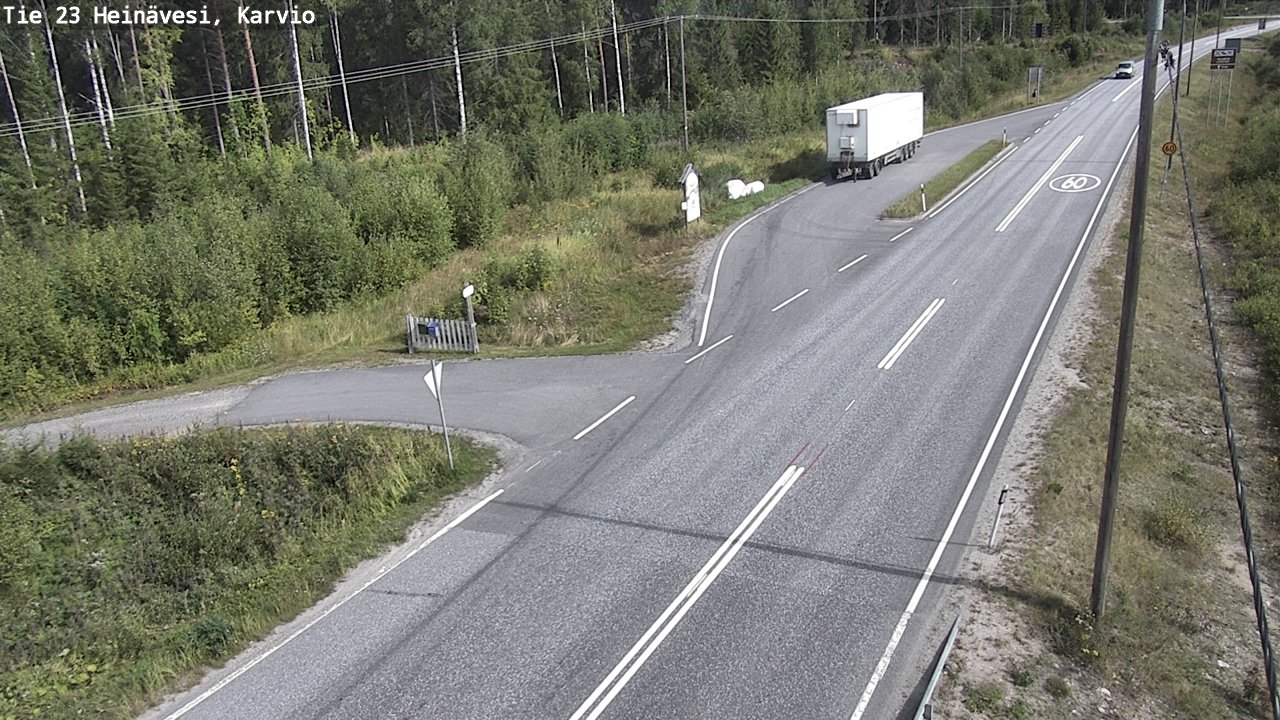 Kelikamerat Kuva Tie 23 Heinävesi, Karvio, Heinävesi, Pohjois-Karjala
