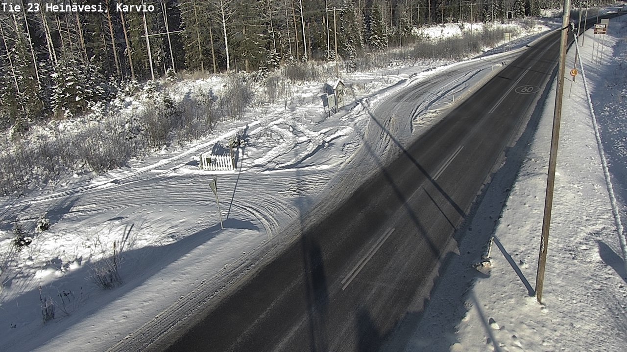 Kelikamerat Kuva Tie 23 Heinävesi, Karvio, Heinävesi, Pohjois-Karjala