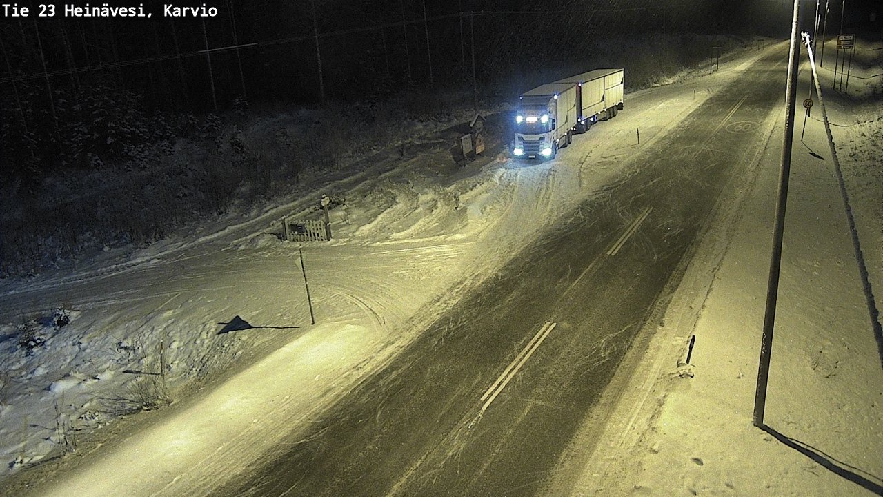 Kelikamerat Kuva Tie 23 Heinävesi, Karvio, Heinävesi, Pohjois-Karjala