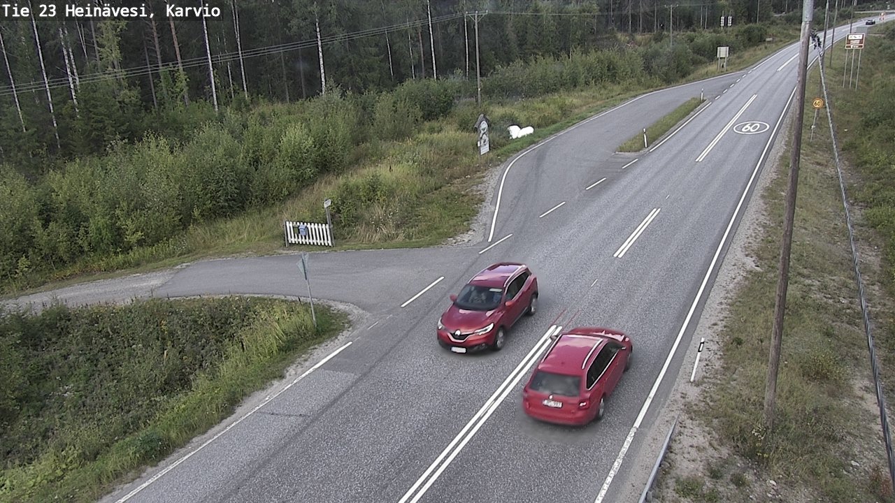Kelikamerat Kuva Tie 23 Heinävesi, Karvio, Heinävesi, Pohjois-Karjala