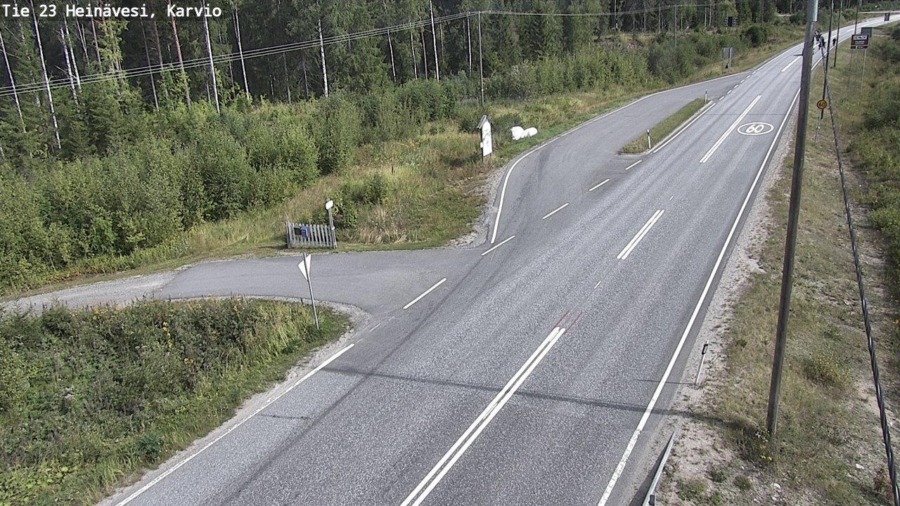 Kelikamerat Kuva Tie 23 Heinävesi, Karvio, Heinävesi, Pohjois-Karjala