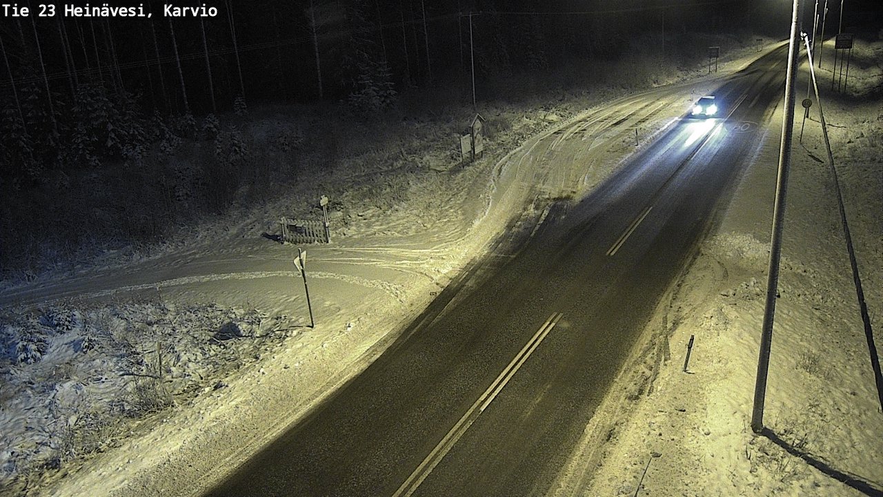 Weather Camera Image Road 23 Heinävesi, Karvio, Heinävesi, Pohjois-Karjala