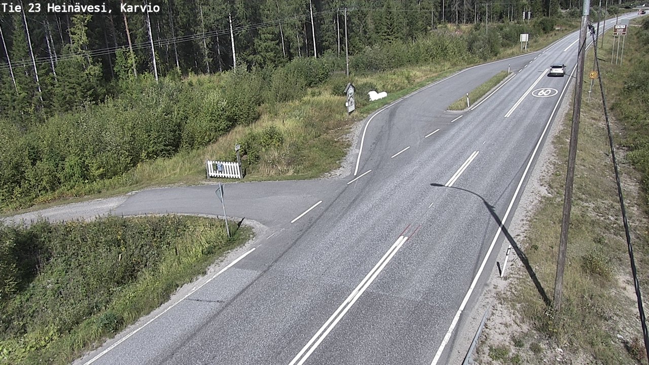 Kelikamerat Kuva Tie 23 Heinävesi, Karvio, Heinävesi, Pohjois-Karjala