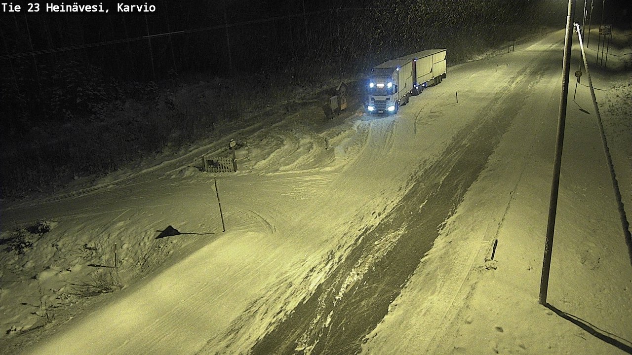 Kelikamerat Kuva Tie 23 Heinävesi, Karvio, Heinävesi, Pohjois-Karjala