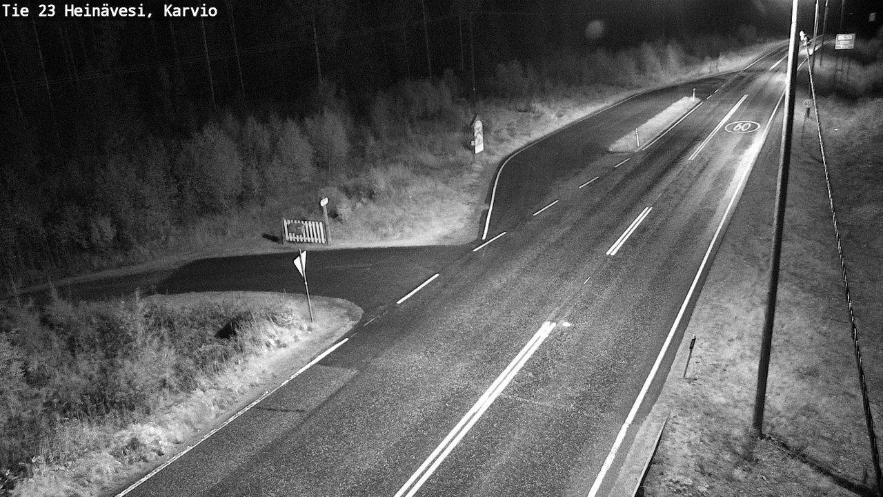 Weather Camera Image Road 23 Heinävesi, Karvio, Heinävesi, Pohjois-Karjala