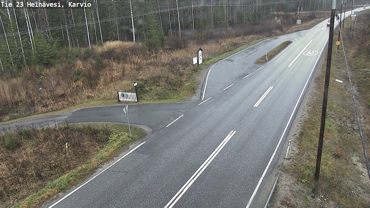 Kelikamerat Kuva Tie 23 Heinävesi, Karvio, Heinävesi, Pohjois-Karjala