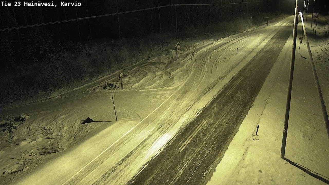 Kelikamerat Kuva Tie 23 Heinävesi, Karvio, Heinävesi, Pohjois-Karjala