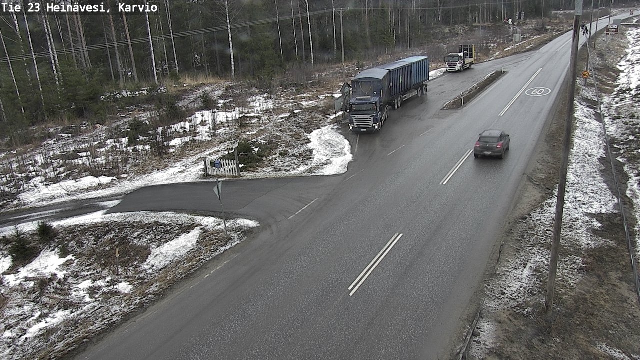 Kelikamerat Kuva Tie 23 Heinävesi, Karvio, Heinävesi, Pohjois-Karjala
