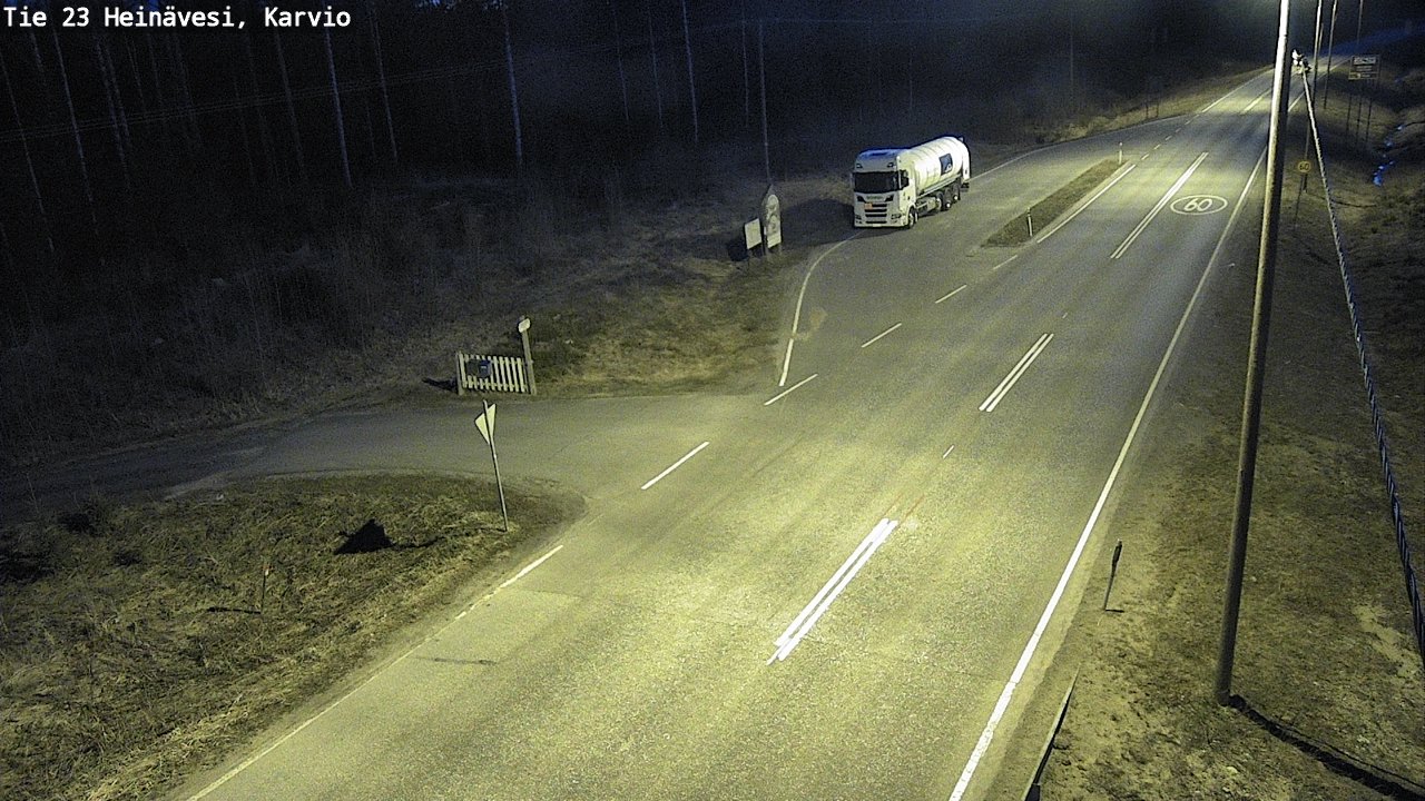 Weather Camera Image Road 23 Heinävesi, Karvio, Heinävesi, Pohjois-Karjala