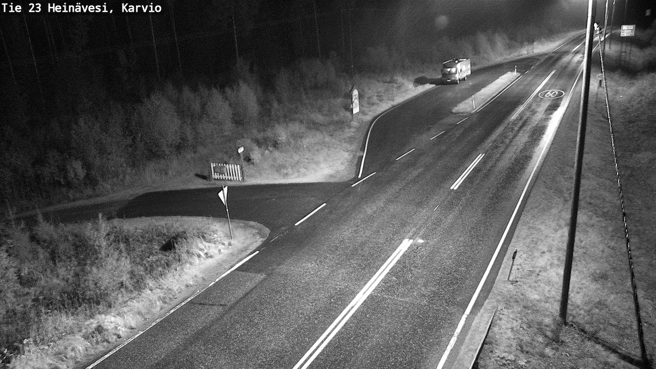 Weather Camera Image Road 23 Heinävesi, Karvio, Heinävesi, Pohjois-Karjala