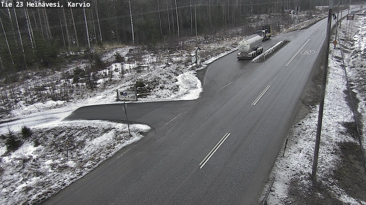 Kelikamerat Kuva Tie 23 Heinävesi, Karvio, Heinävesi, Pohjois-Karjala