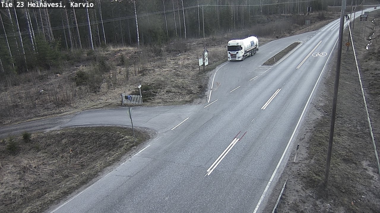 Kelikamerat Kuva Tie 23 Heinävesi, Karvio, Heinävesi, Pohjois-Karjala