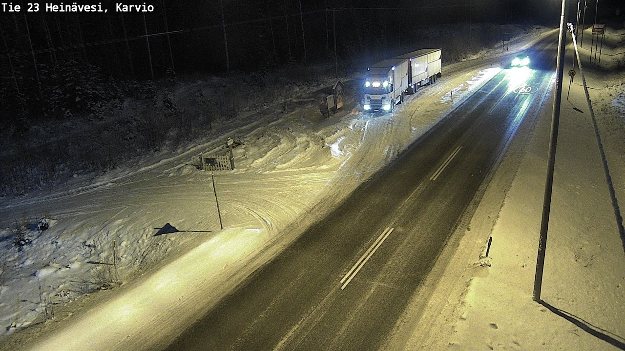 Kelikamerat Kuva Tie 23 Heinävesi, Karvio, Heinävesi, Pohjois-Karjala