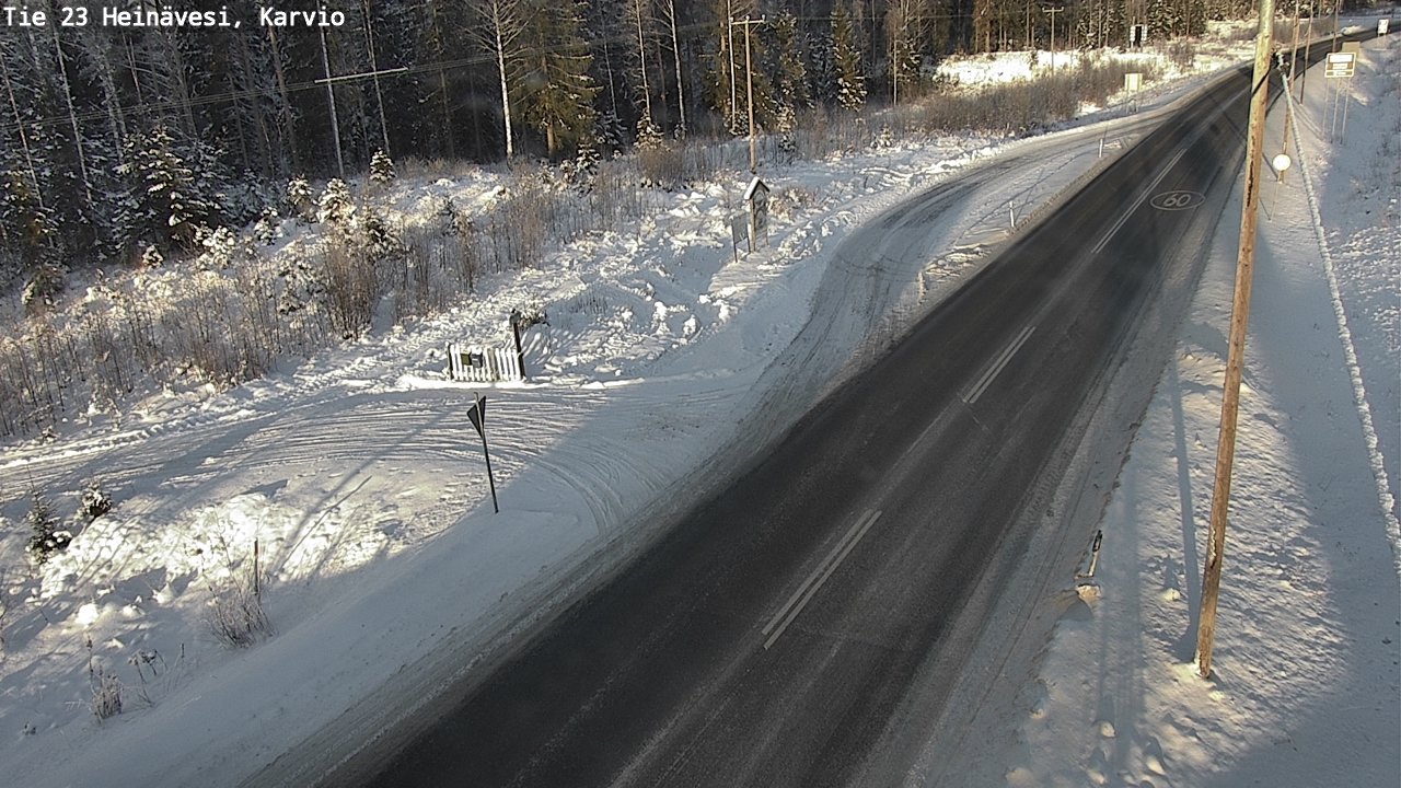 Kelikamerat Kuva Tie 23 Heinävesi, Karvio, Heinävesi, Pohjois-Karjala