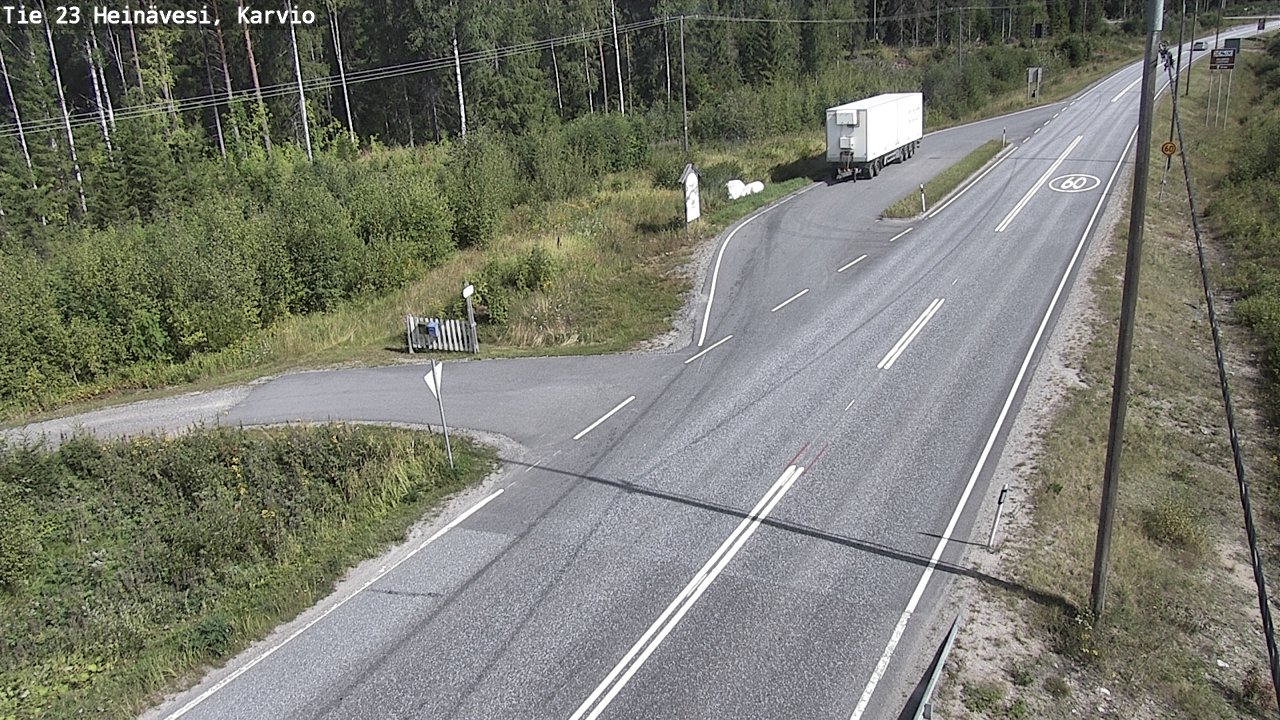 Kelikamerat Kuva Tie 23 Heinävesi, Karvio, Heinävesi, Pohjois-Karjala