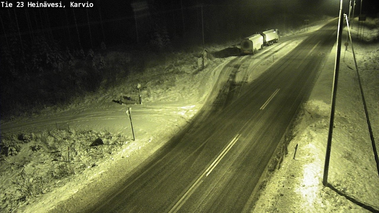 Weather Camera Image Road 23 Heinävesi, Karvio, Heinävesi, Pohjois-Karjala