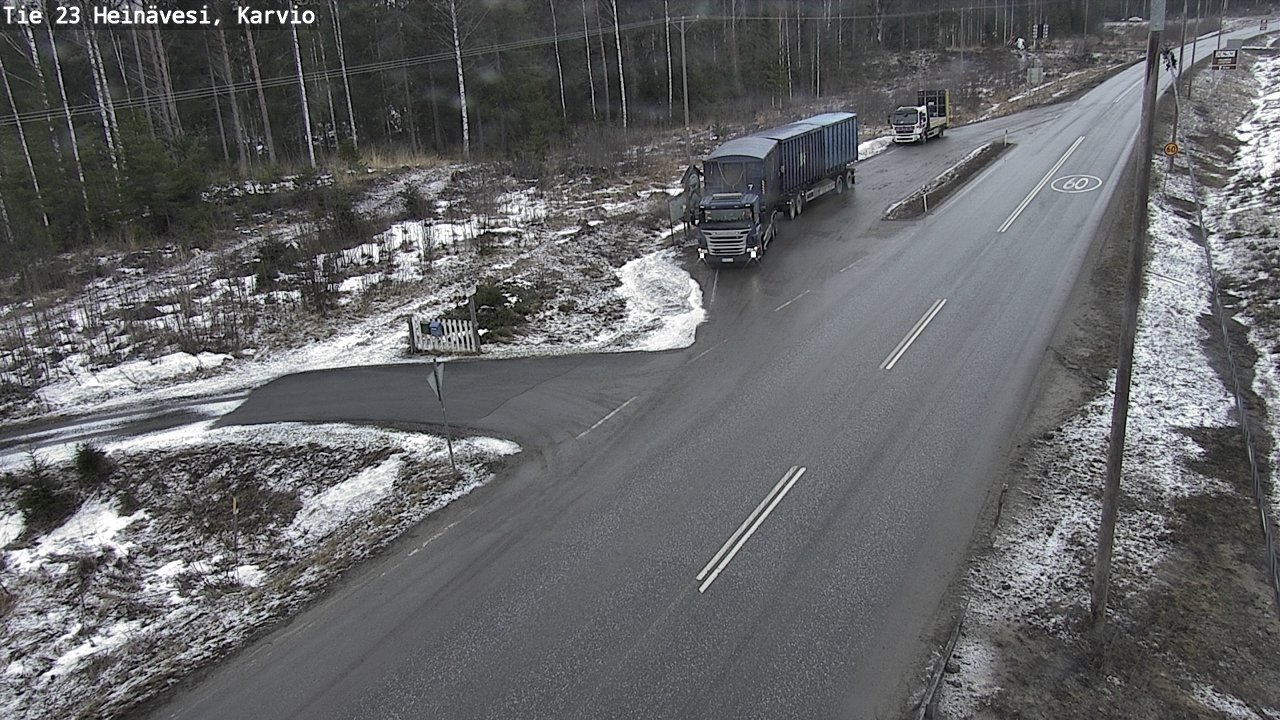Kelikamerat Kuva Tie 23 Heinävesi, Karvio, Heinävesi, Pohjois-Karjala