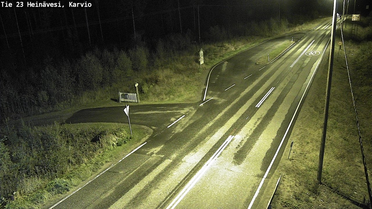 Weather Camera Image Road 23 Heinävesi, Karvio, Heinävesi, Pohjois-Karjala