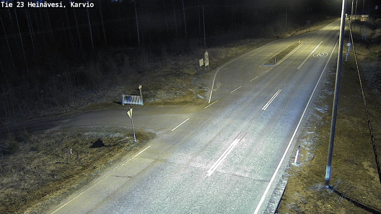 Weather Camera Image Road 23 Heinävesi, Karvio, Heinävesi, Pohjois-Karjala