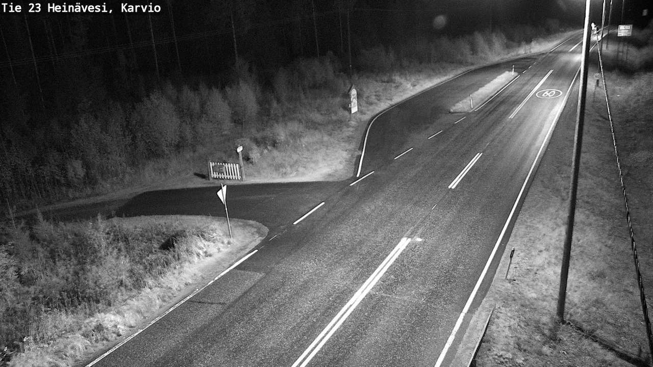 Weather Camera Image Road 23 Heinävesi, Karvio, Heinävesi, Pohjois-Karjala