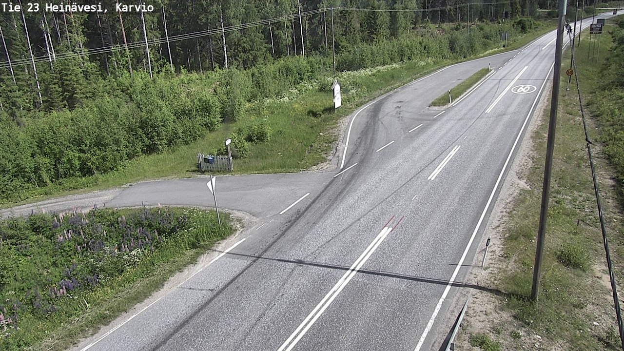 Kelikamerat Kuva Tie 23 Heinävesi, Karvio, Heinävesi, Pohjois-Karjala