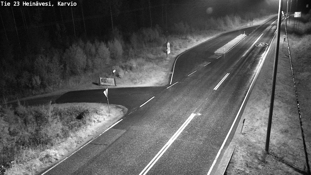 Weather Camera Image Road 23 Heinävesi, Karvio, Heinävesi, Pohjois-Karjala