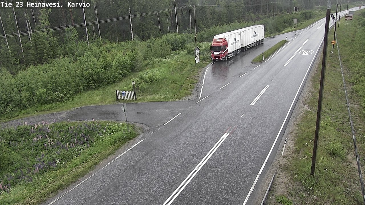 Kelikamerat Kuva Tie 23 Heinävesi, Karvio, Heinävesi, Pohjois-Karjala