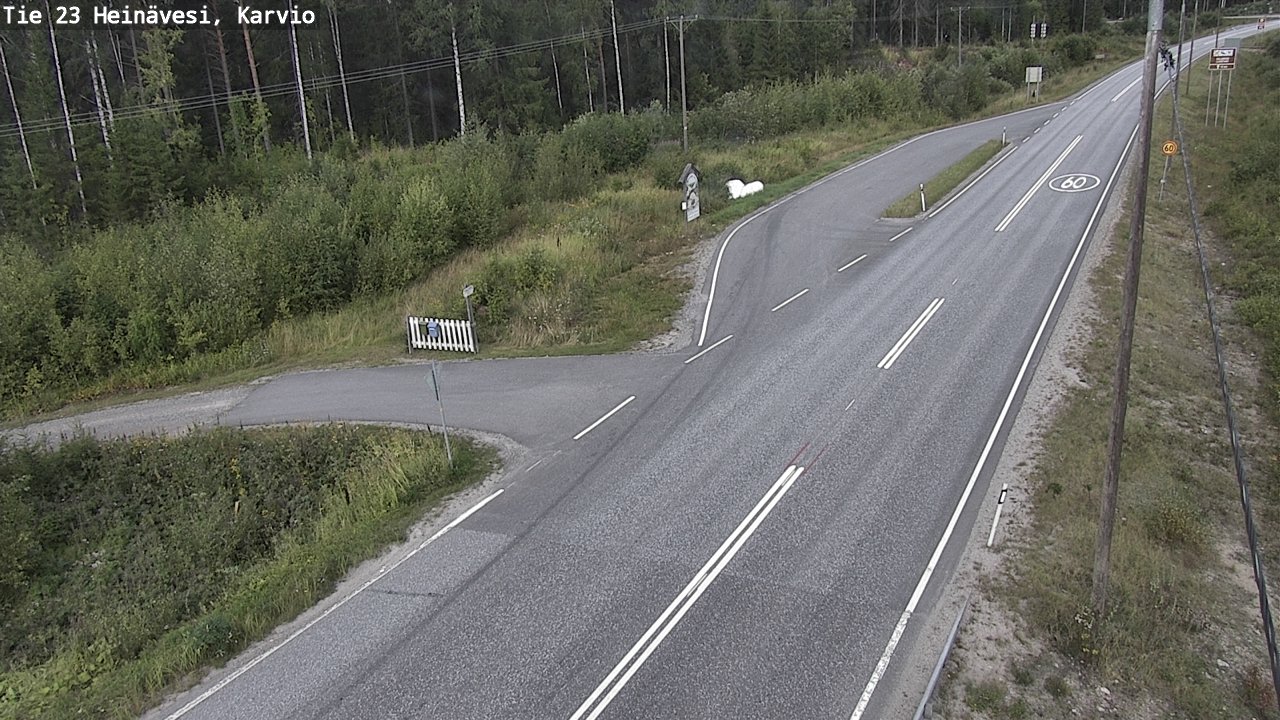Kelikamerat Kuva Tie 23 Heinävesi, Karvio, Heinävesi, Pohjois-Karjala