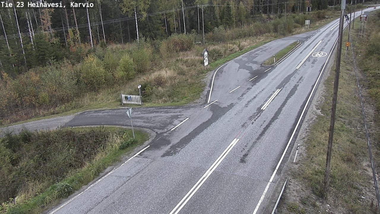 Kelikamerat Kuva Tie 23 Heinävesi, Karvio, Heinävesi, Pohjois-Karjala