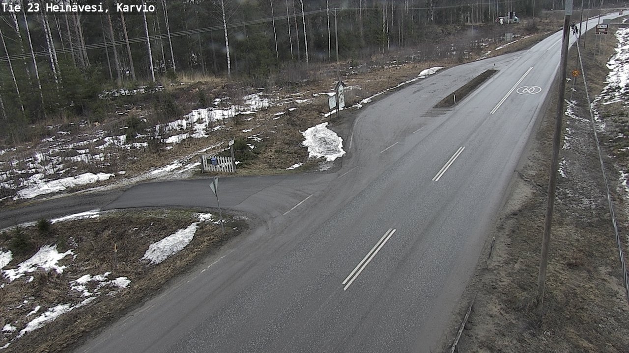 Kelikamerat Kuva Tie 23 Heinävesi, Karvio, Heinävesi, Pohjois-Karjala