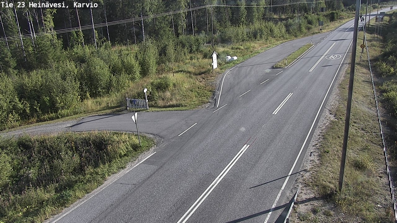 Kelikamerat Kuva Tie 23 Heinävesi, Karvio, Heinävesi, Pohjois-Karjala