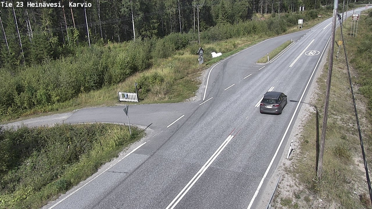 Kelikamerat Kuva Tie 23 Heinävesi, Karvio, Heinävesi, Pohjois-Karjala