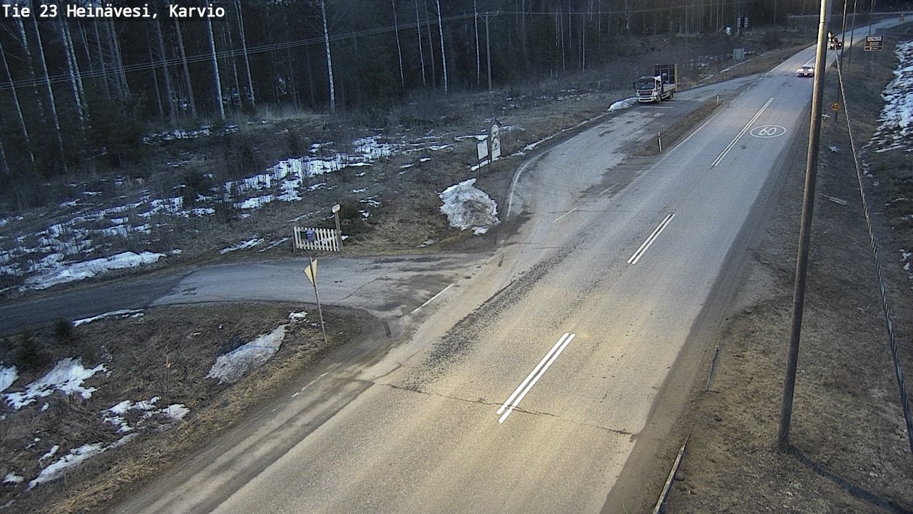 Kelikamerat Kuva Tie 23 Heinävesi, Karvio, Heinävesi, Pohjois-Karjala