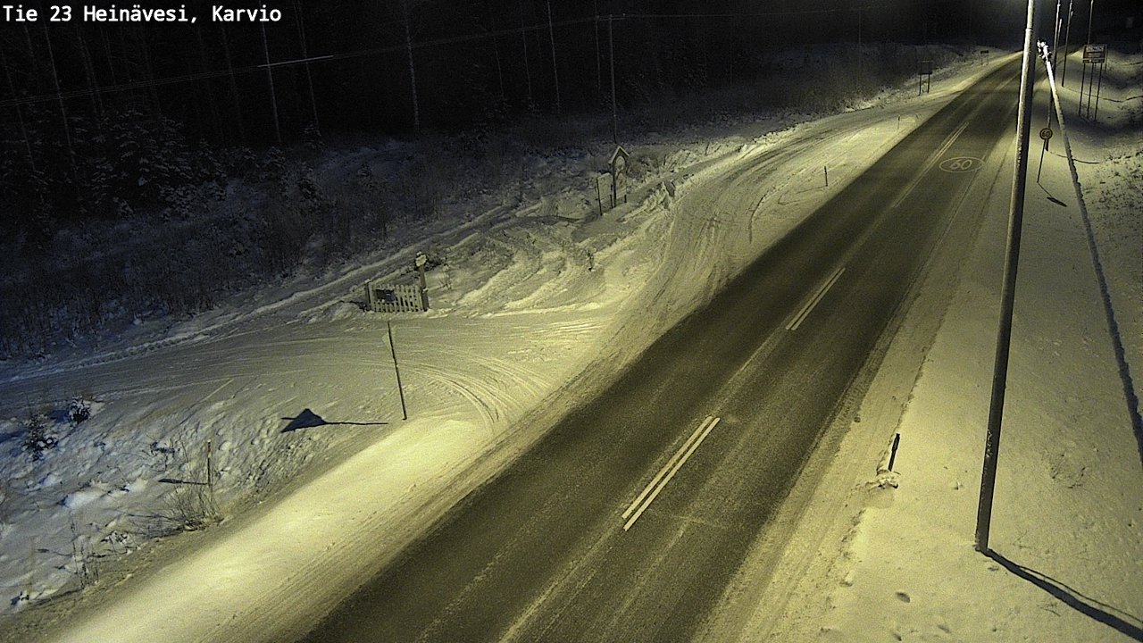 Kelikamerat Kuva Tie 23 Heinävesi, Karvio, Heinävesi, Pohjois-Karjala