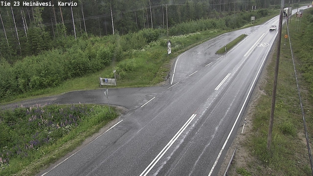 Kelikamerat Kuva Tie 23 Heinävesi, Karvio, Heinävesi, Pohjois-Karjala