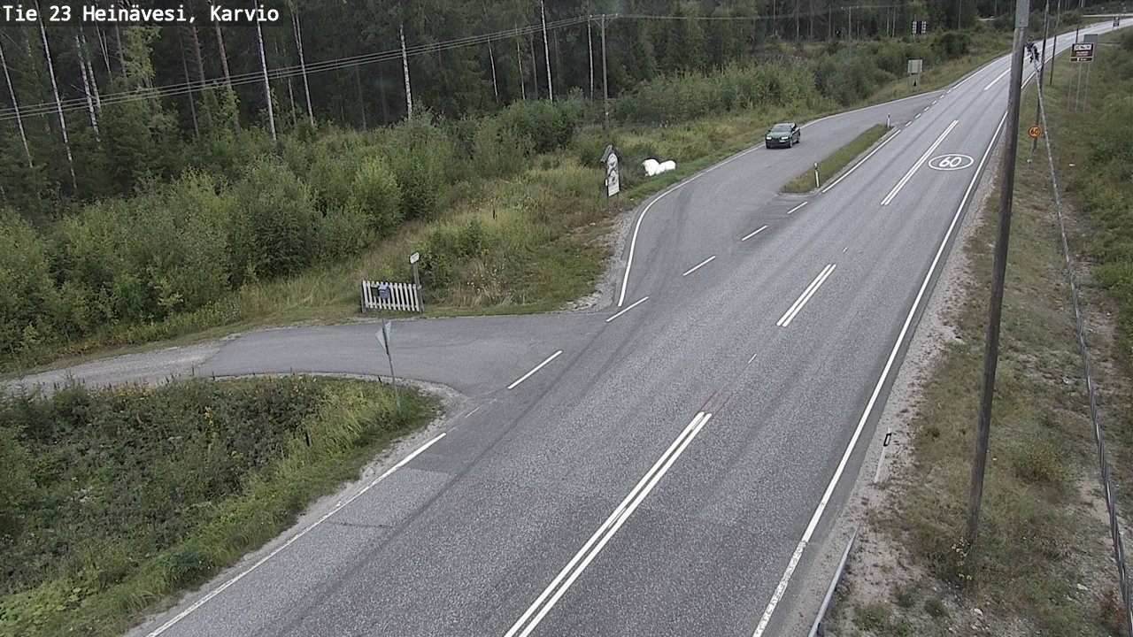 Weather Camera Image Road 23 Heinävesi, Karvio, Heinävesi, Pohjois-Karjala